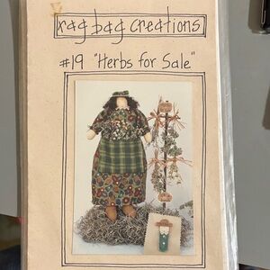 'Herbs for Sale' Decorative Doll
